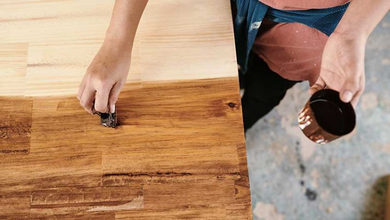 How to Stain a Table the Right Way
